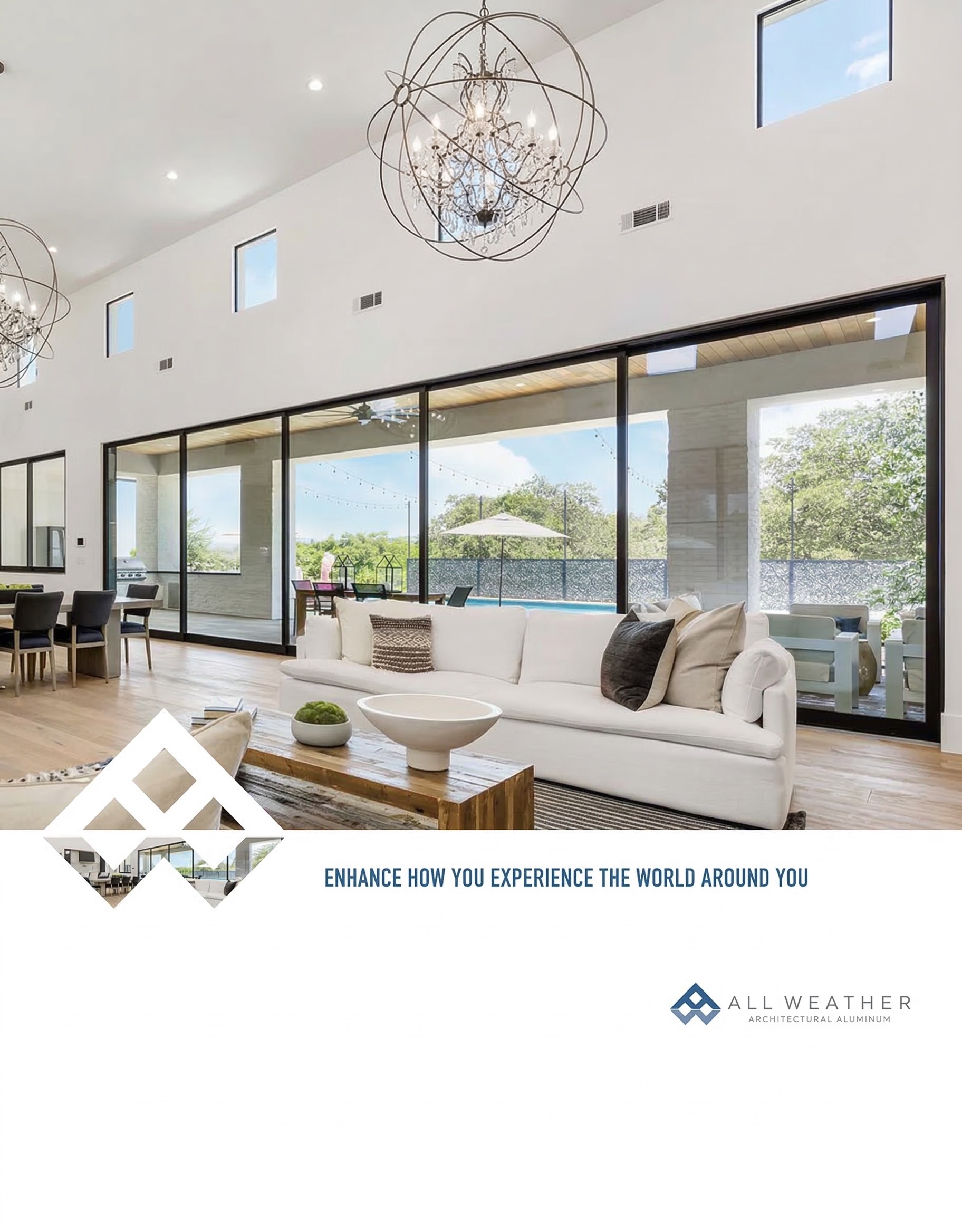 All Weather heavy-duty vinyl windows and doors brochure - built for extreme climate performance