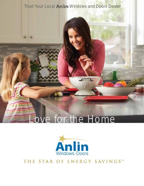 Anlin energy-efficient vinyl windows and patio doors brochure - California-made with Enershield glass
