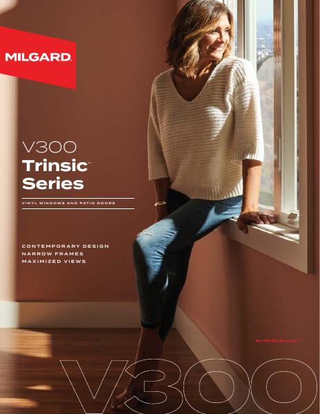 Milgard Trinsic V300 vinyl windows brochure - energy-efficient windows with SunCoat Low-E glass