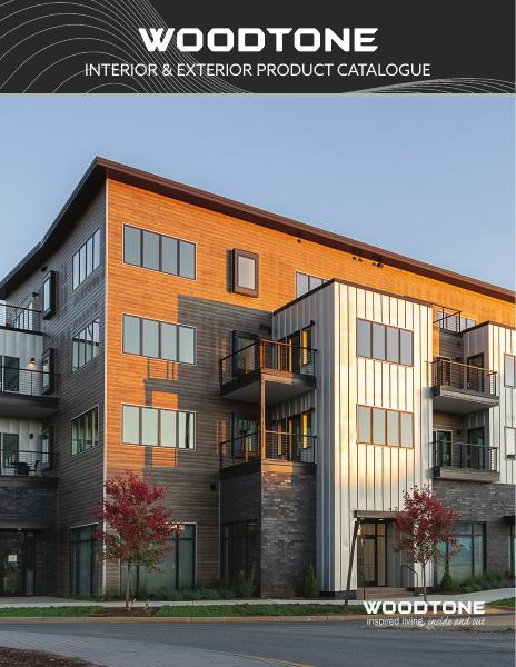 Woodtone interior and exterior siding brochure - factory-finished wood-look siding products