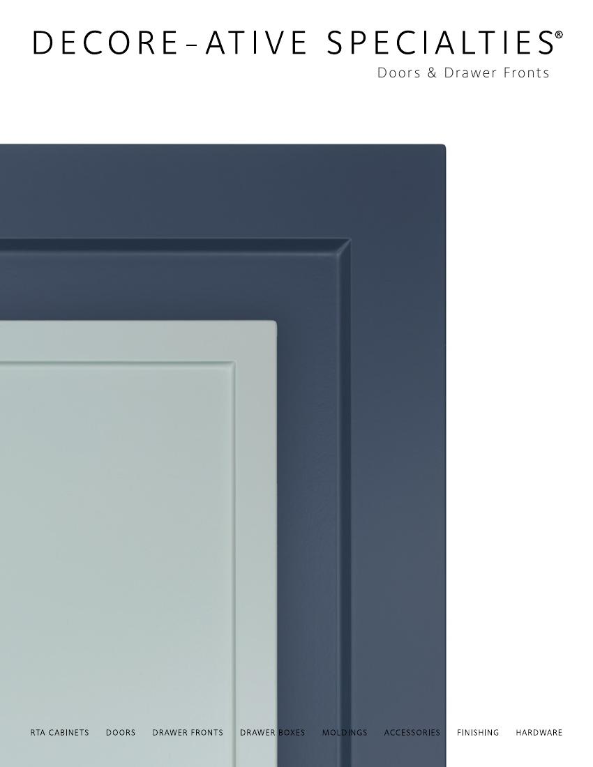 Decore-ative Specialties new Deco-Form door and drawer front styles brochure - thermofoil cabinet doors