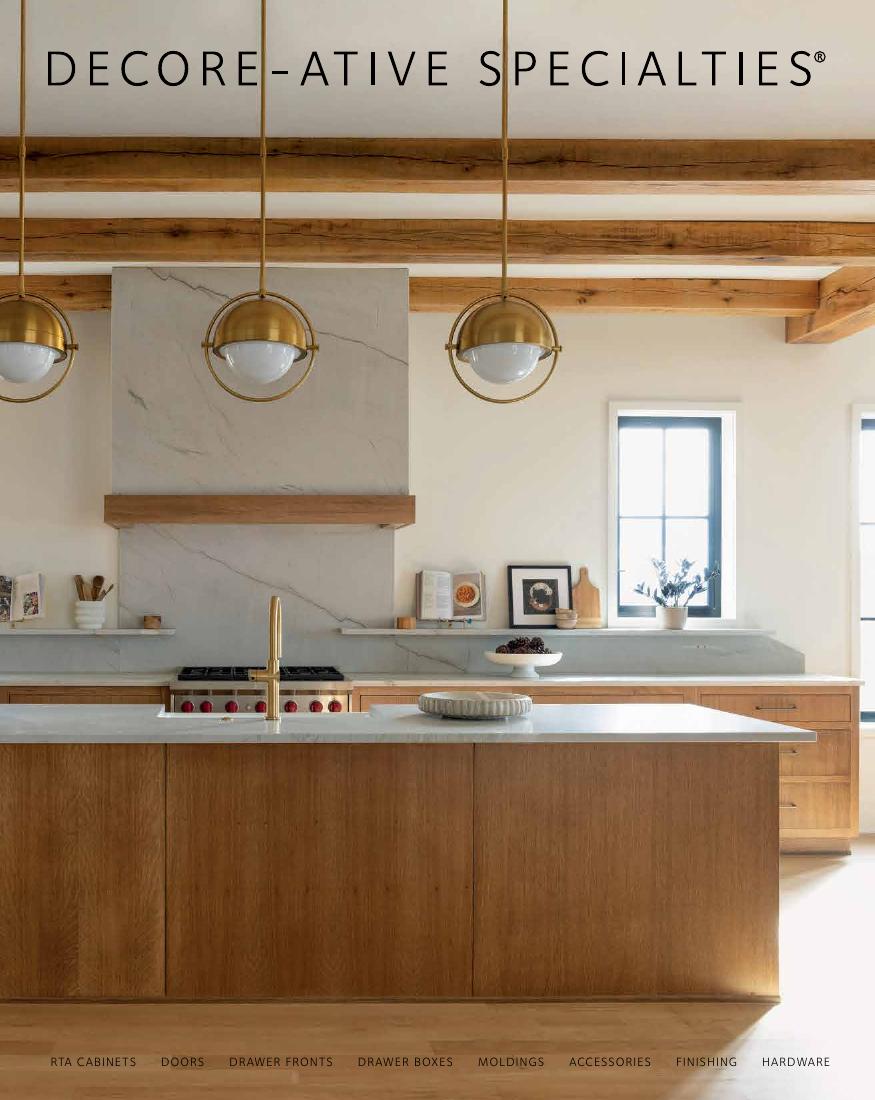 Decore-ative Specialties wood catalog - custom solid wood cabinet doors, drawer fronts, face frames, and moldings